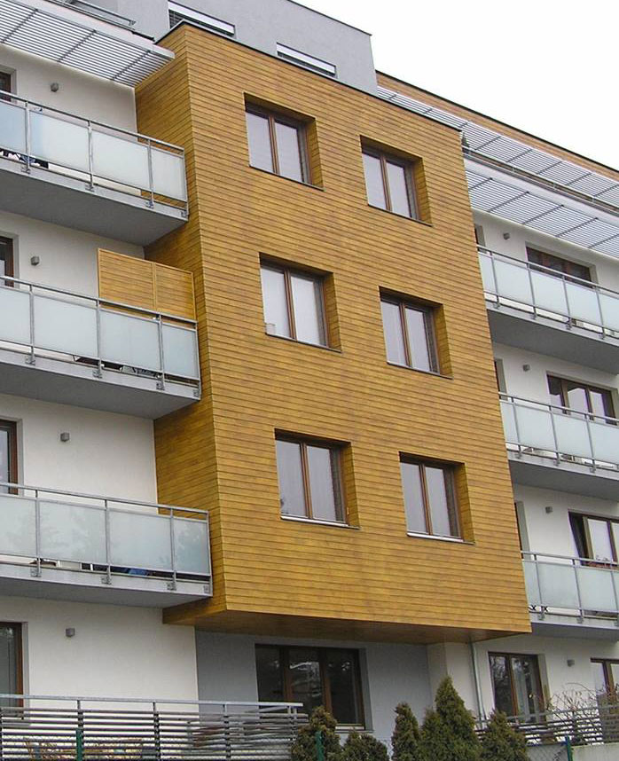 Fasáda po aplikaci renovačního systému Colorex