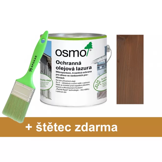 Osmo ochranná olejová lazura effekt 1140 stříbrný akát