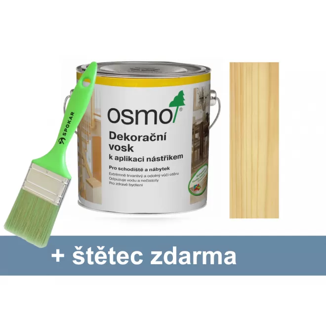 Osmo dekorační vosk k aplikaci stříkáním 3084 bezbarvý matný