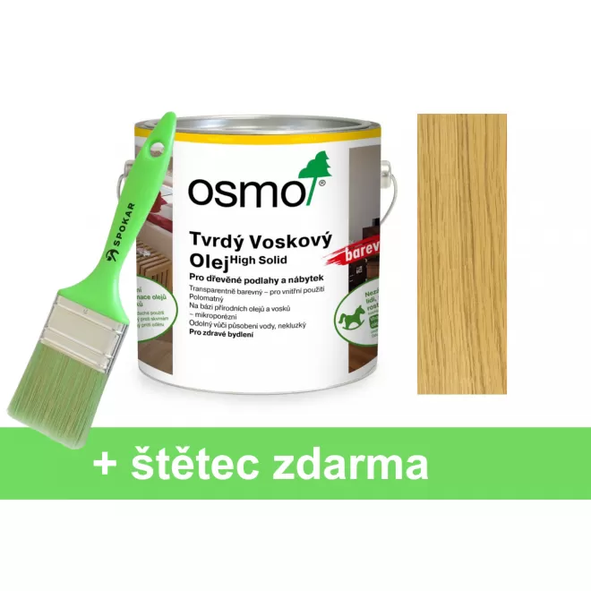 Osmo Tvrdý voskový olej 3065 Bezbarvý polomat