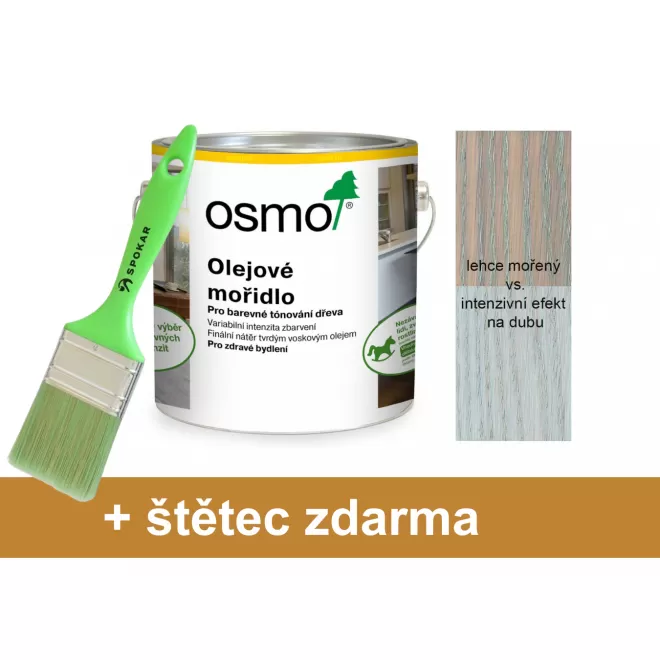 Osmo olejové mořidlo 3512 stříbrně šedá