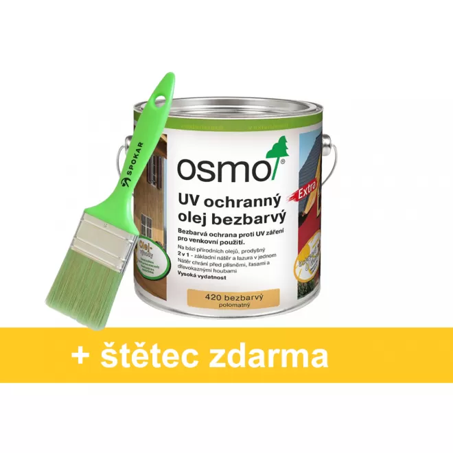 Osmo UV Ochranný olej 420 - Bezbarvý polomatný