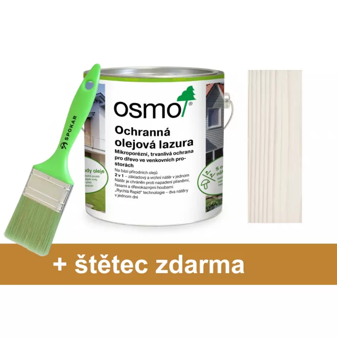 Osmo ochranná olejová lazura 900 bílá