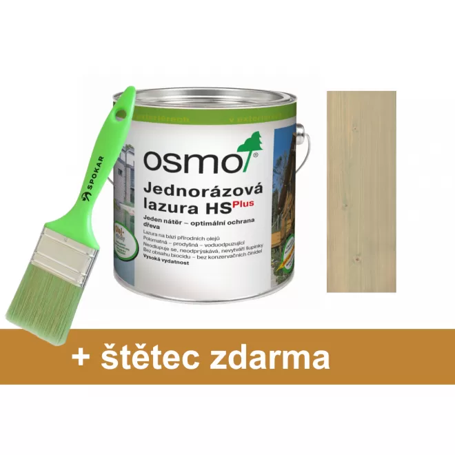 Osmo jednorázová lazura HS plus 9203 bazaltově šedá