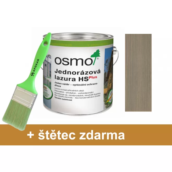 Osmo jednorázová lazura HS plus 9212 stříbrný topol