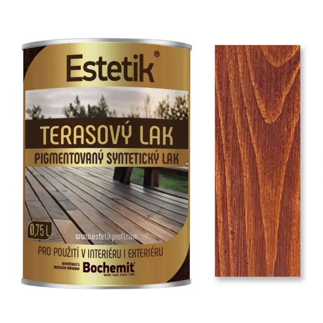 Estetik terasový lak teak